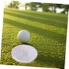 BESPORTBLE 2pcs Golfs Training Holder Cup Putt Hole Cup Flags Plastic Golfing Equipment for Practice view 2
