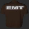EMT Polo in Safety Orange with Black/Reflective Design, Performance Polo w/Moisture Wicking Technology view 4