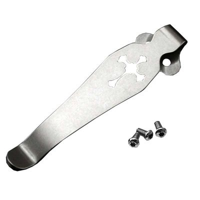 AYULL 1PC Deep Carry Pocket Clip Fits for 710, CNC Titanium Back Clip with 3 Pieces Screws DIY Replacement Accessory