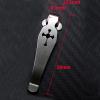 AYULL 1PC Deep Carry Pocket Clip Fits for 710, CNC Titanium Back Clip with 3 Pieces Screws DIY Replacement Accessory view 2