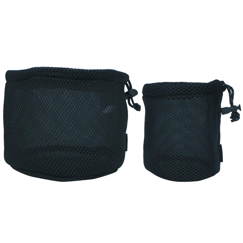 Vdaxvme Black Nylon Bag Camping Pots Storage Bag Tableware Travel Stuff Sacks Drawstring Bag Outdoor Camp Supplies