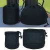 Vdaxvme Black Nylon Bag Camping Pots Storage Bag Tableware Travel Stuff Sacks Drawstring Bag Outdoor Camp Supplies view 2