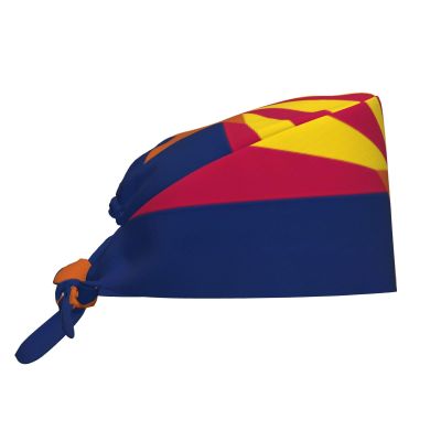 Arizona State Flag Hat for Women Men Comfortable Adjustable Cleaning Working Cap Soft Breathable Black