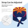 Arizona State Flag Hat for Women Men Comfortable Adjustable Cleaning Working Cap Soft Breathable Black view 4