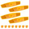 4 PCS Bicycle Wheel Spoke Reflectors Accessories, Bike Front and Rear Reflectors Mountain Bike Safety Warning Reflectors for Night Cycling, Handlebar, Seatpost Bike Front and Rear Reflectors view 1