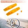 4 PCS Bicycle Wheel Spoke Reflectors Accessories, Bike Front and Rear Reflectors Mountain Bike Safety Warning Reflectors for Night Cycling, Handlebar, Seatpost Bike Front and Rear Reflectors view 4