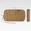 NineFit Basics Cutlery Storage Roll Bag, Camping Cutlery Roll Bag, Kitchen Cutlery Holder Spoon Fork Storage Rack Organizer Utensils (Khaki,49.5 * 28cm) view 2