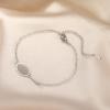 Tennis Racket Bracelet for Women Men - Dainty Adjustable Charm Layering Sport Bangle - Tennis Lover Jewelry Gifts for Players (Silver) view 3