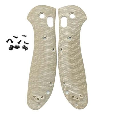 1Pair Scales Handle with 3 Sets Screws Fits for Griptilian 551, Custom Micarta Handle Patch DIY Replacement