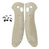 1Pair Scales Handle with 3 Sets Screws Fits for Griptilian 551, Custom Micarta Handle Patch DIY Replacement view 1