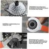 Anneome Bicycle Repair Tool Kit with Freewheel Remover Bottom Bracket Tool Chain Breaker and Crank Extractor for Mountain and Road Bikes Silver Black view 4