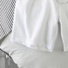 QOAAIE Athletic Running Shorts for Men Elastic Waist Straight Leg Shorts with Pockets Casual Summer Beach Shorts (White,Medium) view 2
