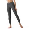 High Waisted Leggings for Women with Pockets - Tummy Control Yoga Pants for Workout Running Athletic No See Through Dark Grey view 3