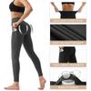 High Waisted Leggings for Women with Pockets - Tummy Control Yoga Pants for Workout Running Athletic No See Through Dark Grey view 4