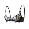 Cute and Spicy Natalie Sexy Lace Unlined Underwire Demi Bra (US, Cup Band, DD, 38, Black) view 3