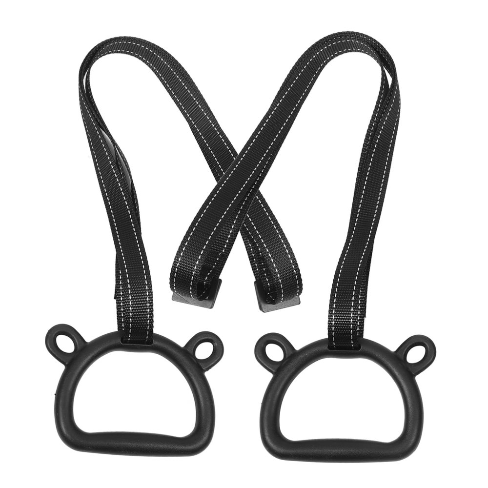 BRIGHTFUFU 1set Professional Indoor Gym Rings for Boy Girl Gymnastic Pull-up Rings for Home Fitness Training and Skill Development