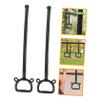 BRIGHTFUFU 1set Professional Indoor Gym Rings for Boy Girl Gymnastic Pull-up Rings for Home Fitness Training and Skill Development view 2