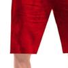 QOAAIE 2 Pack Men's Linen Shorts Casual Drawstring Summer Beach Shorts Loose Fit Athletic Gym Golf Shorts with Pockets (D-Blue/Red,X-Large) view 3