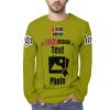 Custom Long Sleeves Shirts Bulk for Men Personalized Long Sleeves Shirts with Logo Name Photo Work Shirts for Business Olive 5X-Large view 2