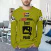 Custom Long Sleeves Shirts Bulk for Men Personalized Long Sleeves Shirts with Logo Name Photo Work Shirts for Business Olive 5X-Large view 4