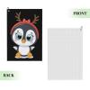 SIYTUAU Naughty Penguin Golf Towel 16 x 24 Inch Golf Towels for Golf Bags with Carabiner Clip Polyester Golf Towel Golf Accessories for Men Women view 2
