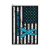 SIYTUAU No One Fights Alone USA Flag Golf Towel 16 x 24 Inch Golf Towels for Golf Bags with Carabiner Clip Polyester Golf Towel Golf Accessories for Men Women view 1