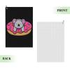 SIYTUAU Cute Koala Donuts Golf Towel 16 x 24 Inch Golf Towels for Golf Bags with Carabiner Clip Polyester Golf Towel Golf Accessories for Men Women view 2