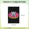 SIYTUAU Cute Koala Donuts Golf Towel 16 x 24 Inch Golf Towels for Golf Bags with Carabiner Clip Polyester Golf Towel Golf Accessories for Men Women view 3