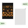 SIYTUAU I Just Want to Pet All The Dogs Golf Towel 16 x 24 Inch Golf Towels for Golf Bags with Carabiner Clip Polyester Golf Towel Golf Accessories for Men Women view 2