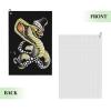 SIYTUAU Cobras Golf Towel 16 x 24 Inch Golf Towels for Golf Bags with Carabiner Clip Polyester Golf Towel Golf Accessories for Men Women view 2
