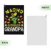 SIYTUAU Nacho Average Grandpa Golf Towel 16 x 24 Inch Golf Towels for Golf Bags with Carabiner Clip Polyester Golf Towel Golf Accessories for Men Women view 2