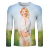 Custom Long Sleeves Shirts Bulk for Men Personalized Long Sleeves Shirts with Logo Name Photo Work Shirts for Business Birthday 4X-Large view 1