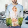 Custom Long Sleeves Shirts Bulk for Men Personalized Long Sleeves Shirts with Logo Name Photo Work Shirts for Business Birthday 4X-Large view 4