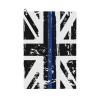 SIYTUAU Thin Blue Line UK Flag Golf Towel 16 x 24 Inch Golf Towels for Golf Bags with Carabiner Clip Polyester Golf Towel Golf Accessories for Men Women view 1