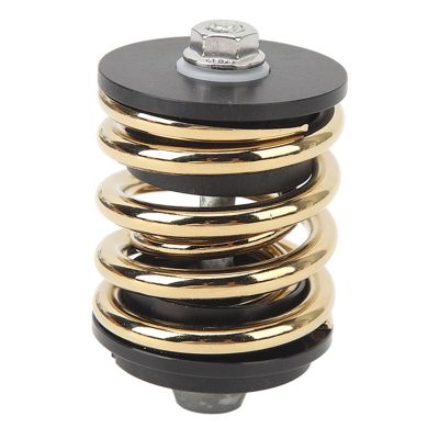 Folding Bike Rear Shock Absorber Steel Engineering Plastics CNC Processing bike Rear Spring Shock Absorber for Brompton (Gold)