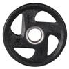10LB(Pair) 2-Inch Rubber Olympic Grip Plates for Strength Training & Weightlifting, Solid Cast Iron Weight Plate for Barbell for Home & Gym Workout view 1