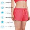 Beautikini Period Swimwear 3" Swim Shorts with Pockets 2 in 1 Quick Dry Menstrual Leakproof Swimsuit Bottom for Girls Teens(Pink X-Small) view 3