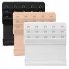 3 Pcs Women's Bra Extenders 5 Hooks 3 Rows Women Elastic Bra Extender Bra Extender Bra Strap Extender Stretchy Bra Extensions Lady's Bra Extender Bra Band Soft Comfortable Bra Hooks Replacement view 1