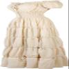 ADELCE Halloween Renaissance Costume for Women Medieval Chemise Dress Pirate Peasant Dress Tops Irish Under Dress Beige L view 3