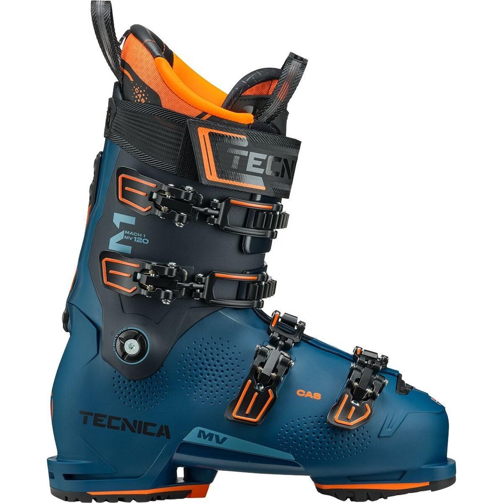 Tecnica Mach1 MV 120 All Mountain/High Performance Men's Downhill Ski Boot (Sport Blue, 28.5)