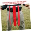 KICHOUSE 4pcs Wear-resistant Rugby Flag Belts Waist Team Flags for Football Training for Youth Games and Outdoor Activities view 2