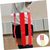 KICHOUSE 4pcs Wear-resistant Rugby Flag Belts Waist Team Flags for Football Training for Youth Games and Outdoor Activities view 4