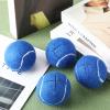 Macarrie 100 Pcs Precut Tennis Balls Bulk for Furniture Legs Tennis Ball Chair Foot Covers for Floor Protection Ball Desk Leg Coverings(Blue) view 3