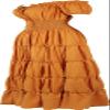ADELCE Halloween Renaissance Costume for Women Medieval Chemise Dress Pirate Peasant Dress Tops Irish Under Dress Turmeric L view 3