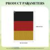SIYTUAU Flag of Germany Golf Towel 16 x 24 Inch Golf Towels for Golf Bags with Carabiner Clip Polyester Golf Towel Golf Accessories for Men Women view 3