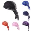 6 Pcs Women Doo Rag Cap Outdoor Sport Cycling Riding Skiing Motorcycling Climbing Hip Hop Hat Blue,One Size view 1