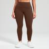 HeyNuts Workout Pro 7/8 Leggings with Pockets for Women, High Waisted Compression Tummy Control Workout Yoga Buttery Soft Pants Java Coffee_25'' XL(14) view 2