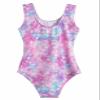 Domusgo Leotard for Girls Gymnastics Size 7-8 Years One Piece Shiny Tank Rainbow Loves Sleeveless Quick Dry Activewear view 2