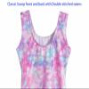 Domusgo Leotard for Girls Gymnastics Size 7-8 Years One Piece Shiny Tank Rainbow Loves Sleeveless Quick Dry Activewear view 4