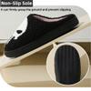 V OPXIN Halloween Slippers for Women Men Pumpkin Spooky Ghost Slippers Cozy Plush Warm Slip-on House Slippers Shoes for Indoor Outdoor Halloween Gifts view 4